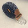 Blue White Herring Bone teQ Belt